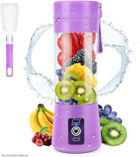 Portable Electric USB Rechargeable Juice Blender Bottle | Mini Smoothie & Shake Maker